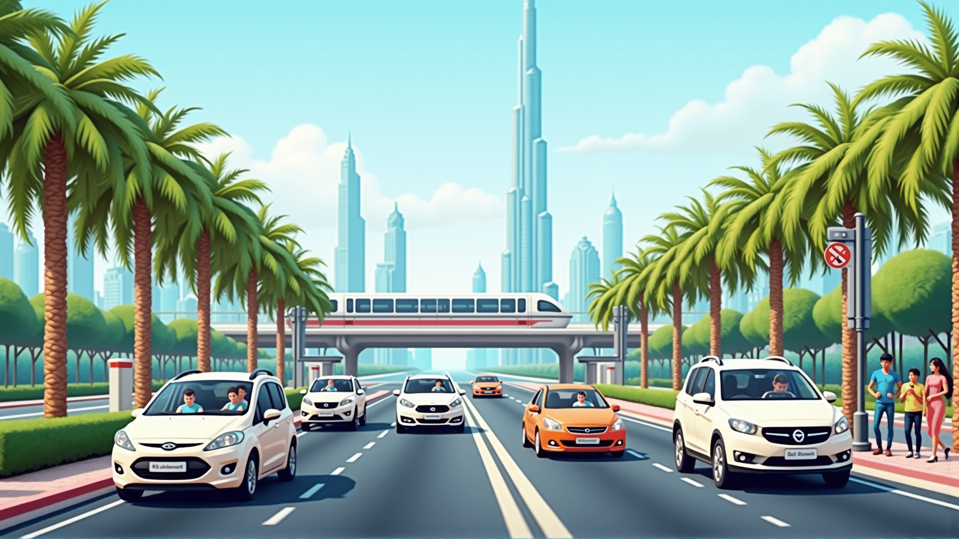 Dubai Road Network